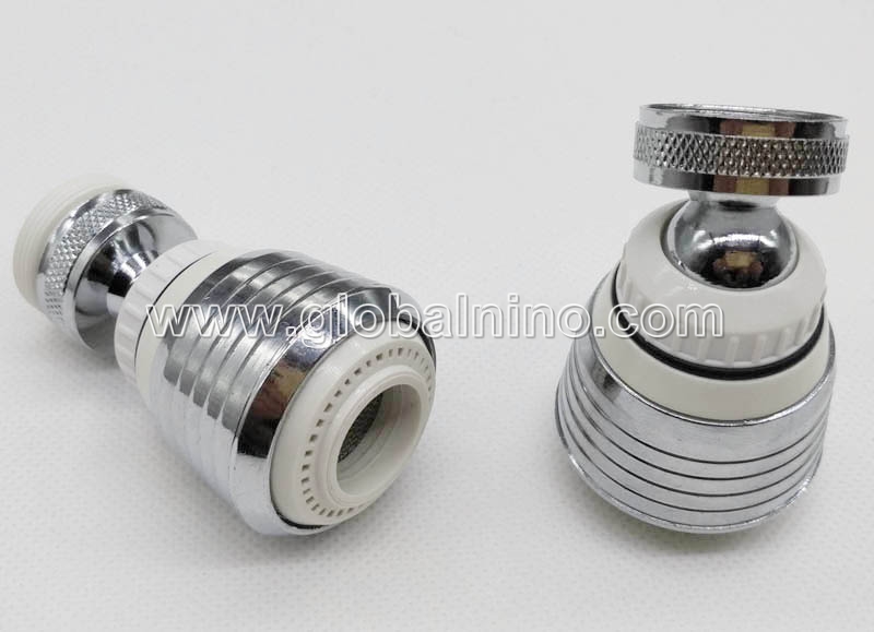 dual function kitchen faucet swivelling aerator